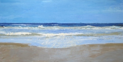 BRANDING WINDSTIL HEET WEER, acryl op paneel 60x120 cm