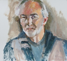 Bert, acryl op papier 50x65