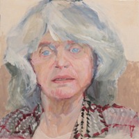 Marieke, acryl op paneel 60x60