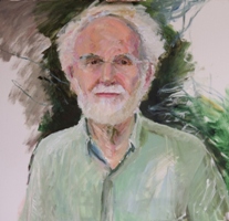 Sybren, acryl op linnen 80x80